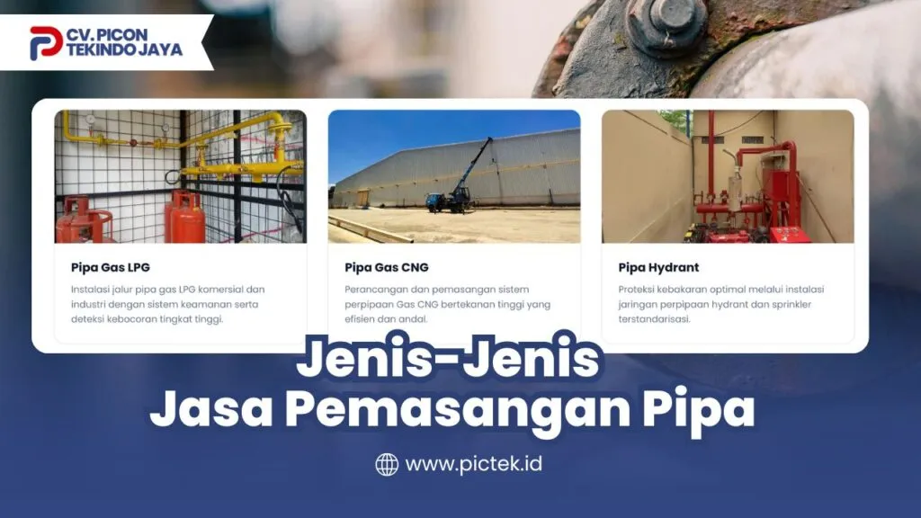 Jenis-Jenis
Jasa Pemasangan Pipa